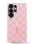 Blush Checkered