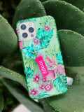 Clear Sea Glass Floral