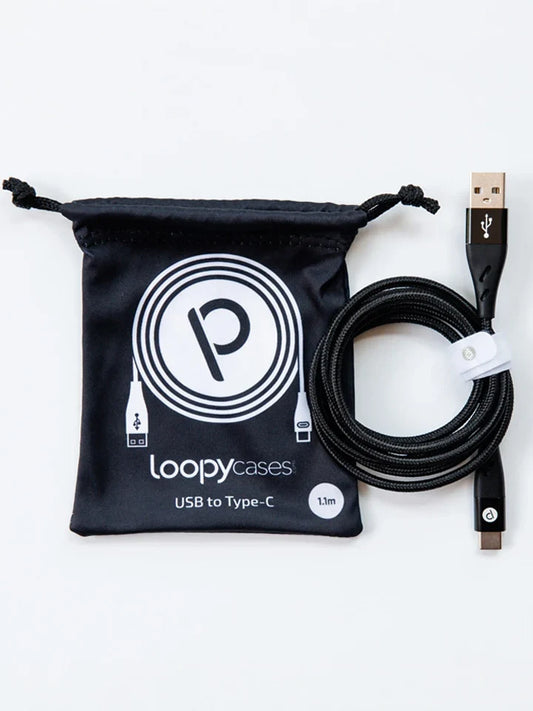 Loopy Charging Cables - Type C (1.1m / 3.6ft)